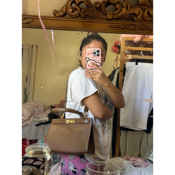 Tory Burch Lee Radziwill Bag Small Brown with Gold Hardware - Picture 15 of 16